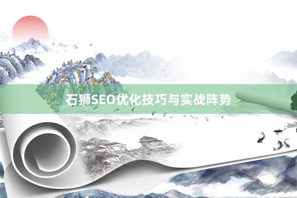 石狮SEO优化技巧与实战阵势
