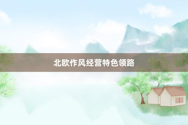 北欧作风经营特色领路